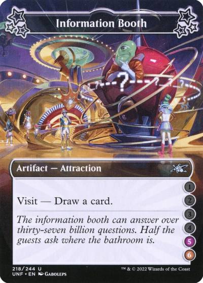 Information Booth UNF-218D Unfinity Magic card