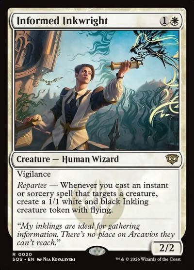 Informed Inkwright SOS-20 Secrets of Strixhaven Magic card