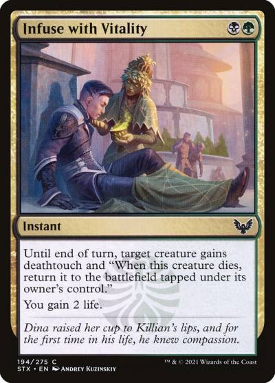 Infuse with Vitality STX-194 Strixhaven: School of Mages Magic card