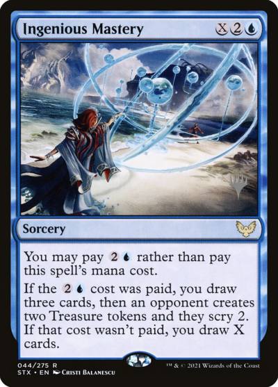 Ingenious Mastery PSTX-44P Strixhaven: School of Mages Promos Magic card
