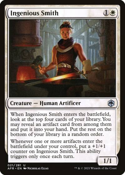 Ingenious Smith AFR-21 Adventures in the Forgotten Realms Magic card