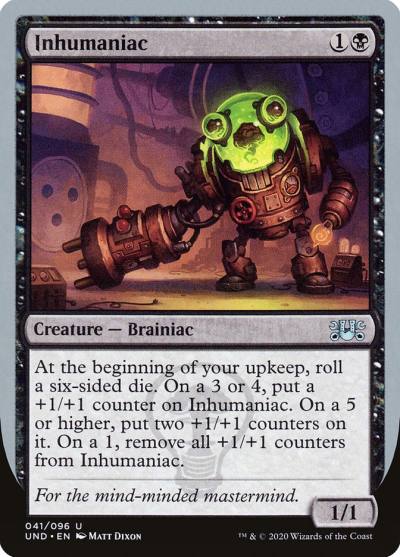Inhumaniac UND-41 Unsanctioned Magic card
