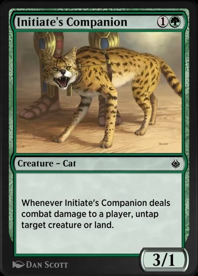 Initiate's Companion AKR-198 Amonkhet Remastered Magic card