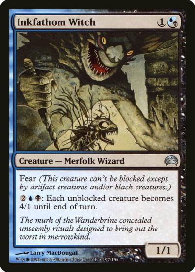 Inkfathom Witch PC2-97 Planechase 2012 Magic card