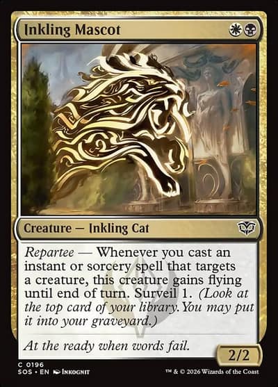 Inkling Mascot 196 Secrets of Strixhaven Magic card