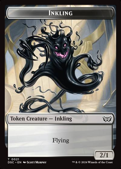 Inkling TDSC-21 Duskmourn Commander Tokens Magic card