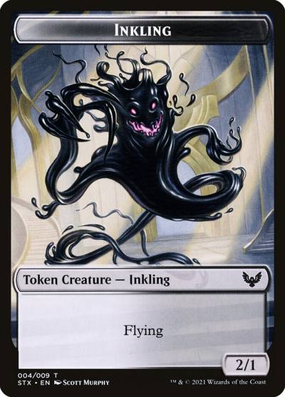 Inkling TSTX-4 Strixhaven: School of Mages Tokens Magic card
