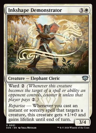Inkshape Demonstrator SOS-21 Secrets of Strixhaven Magic card