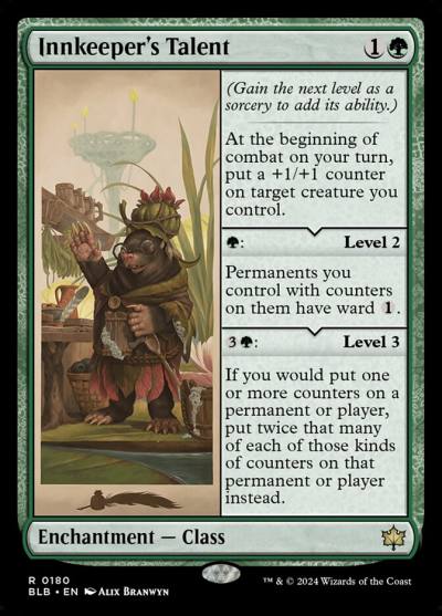 Innkeeper's Talent BLB-180 Bloomburrow Magic card