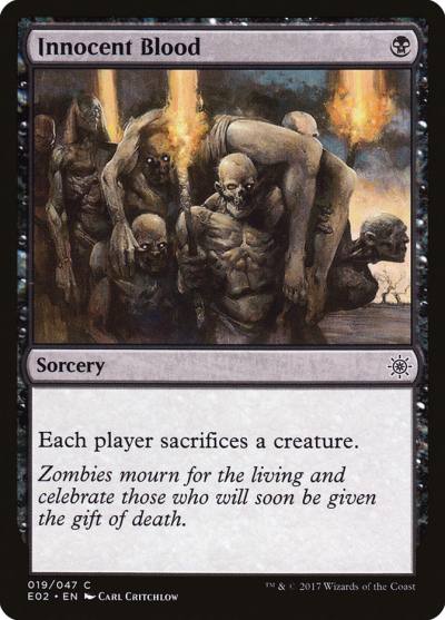 Innocent Blood E02-19 Explorers of Ixalan Magic card
