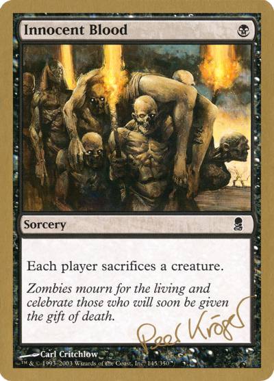 Innocent Blood WC03-PK145 World Championship Decks 2003 Magic card