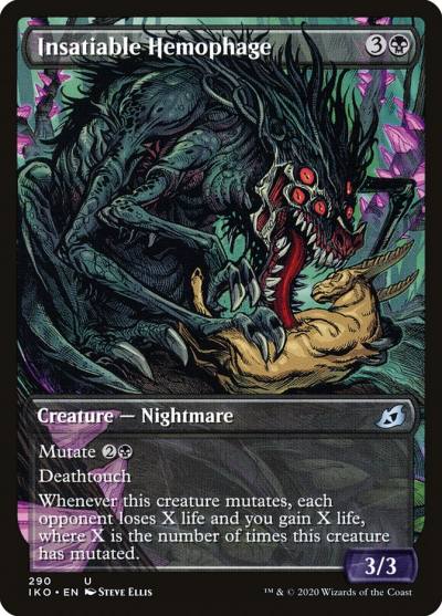 Insatiable Hemophage IKO-290 Ikoria: Lair of Behemoths Magic card