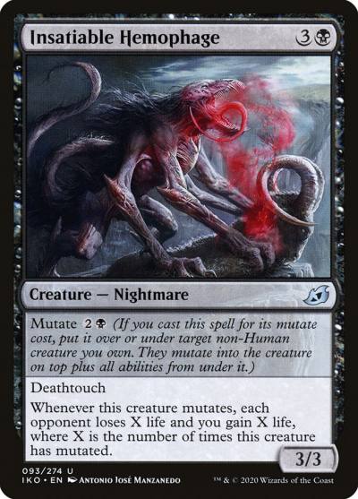 Insatiable Hemophage IKO-93 Ikoria: Lair of Behemoths Magic card