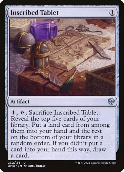 Inscribed Tablet DMU-232 Dominaria United Magic card