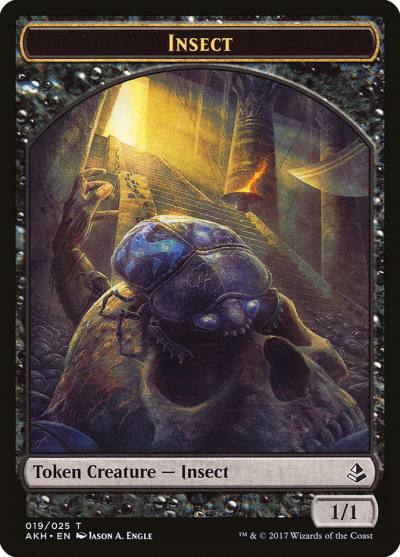 Insect TAKH-19 Amonkhet Tokens Magic card