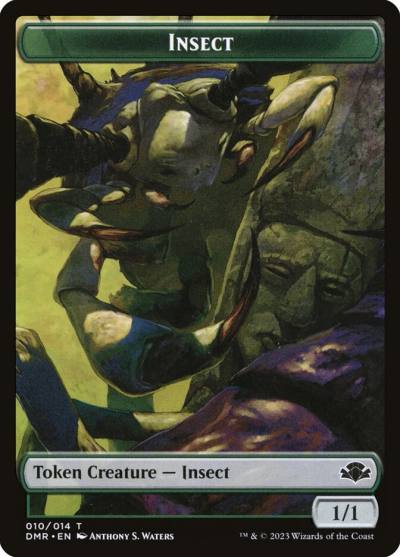 Insect TDMR-10 Dominaria Remastered Tokens Magic card