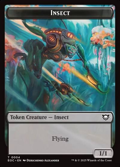 Insect TEOC-4 Edge of Eternities Commander Tokens Magic card