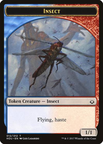 Insect THOU-12 Hour of Devastation Tokens Magic card