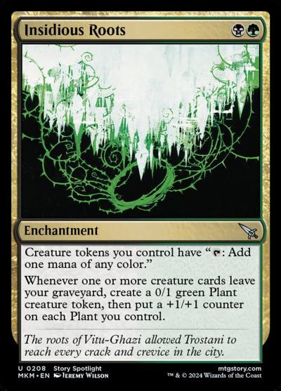 Insidious Roots MKM-208 Murders at Karlov Manor Magic card
