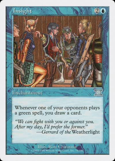 Insight 6ED-75 Classic Sixth Edition Magic card