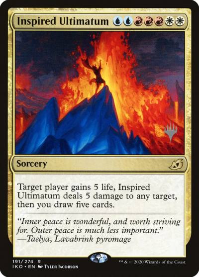 Inspired Ultimatum PIKO-191P Ikoria: Lair of Behemoths Promos Magic card