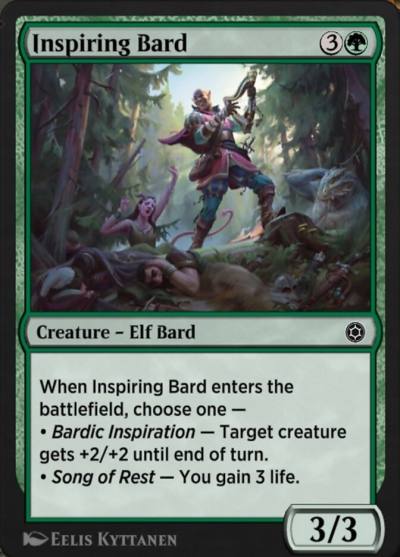 Inspiring Bard HBG-214 Alchemy Horizons: Baldur's Gate Magic card