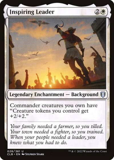 Inspiring Leader CLB-28 Commander Legends: Battle for Baldur's Gate Magic card