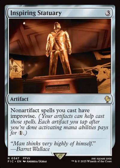 Inspiring Statuary FIC-347 Final Fantasy Commander Magic card