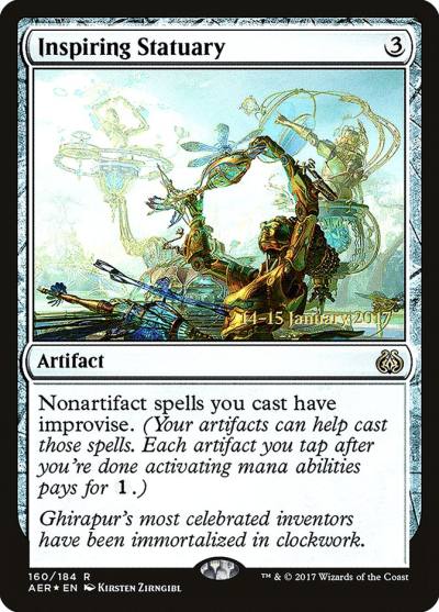Inspiring Statuary PAER-160S Aether Revolt Promos Magic card