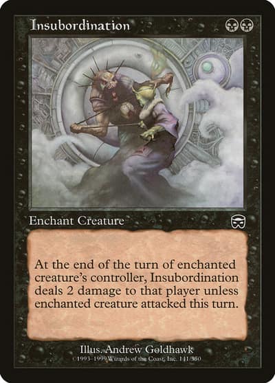 Insubordination MMQ-141 Mercadian Masques Magic card