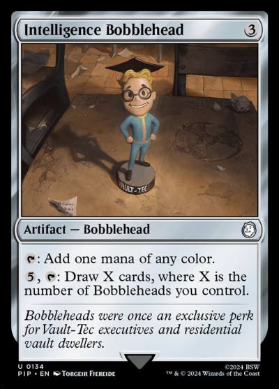 Intelligence Bobblehead PIP-134 Fallout Magic card