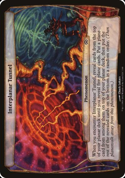 Interplanar Tunnel OPC2-2 Planechase 2012 Planes Magic card