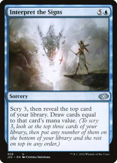 Interpret the Signs J22-309 Jumpstart 2022 Magic card