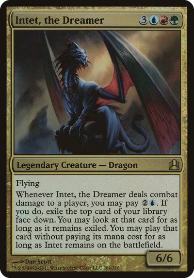 Intet, the Dreamer OCMD-204 Commander 2011 Oversized Magic card