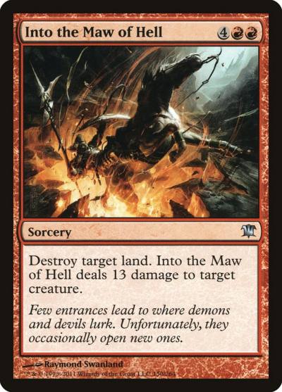 Into the Maw of Hell ISD-150 Innistrad Magic card