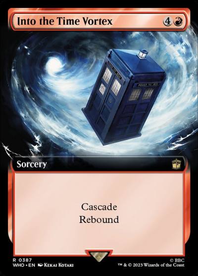 Into the Time Vortex WHO-387 Doctor Who Magic card