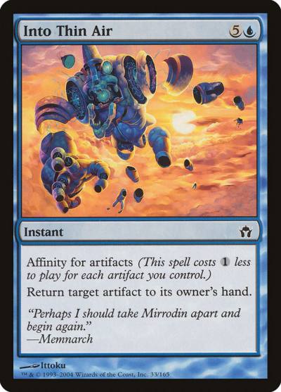 Into Thin Air 5DN-33 Fifth Dawn Magic card