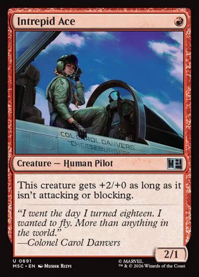 Intrepid Ace MSC-691 Marvel Super Heroes Commander Magic card