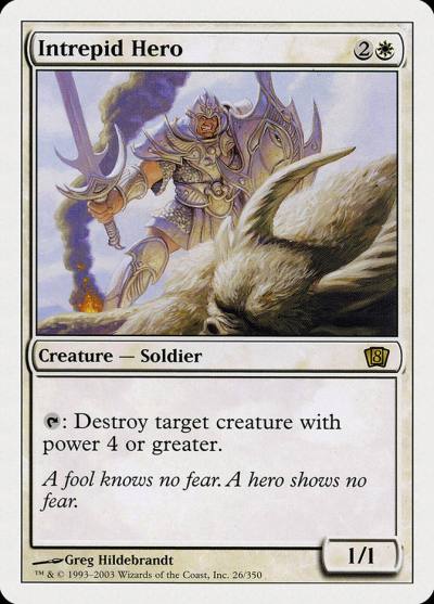 Intrepid Hero 8ED-26 Eighth Edition Magic card