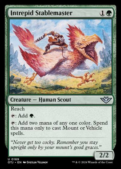 Intrepid Stablemaster 169 Outlaws of Thunder Junction Magic card