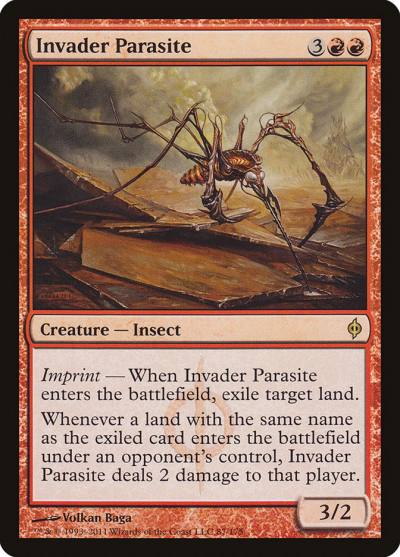 Invader Parasite NPH-87 New Phyrexia Magic card