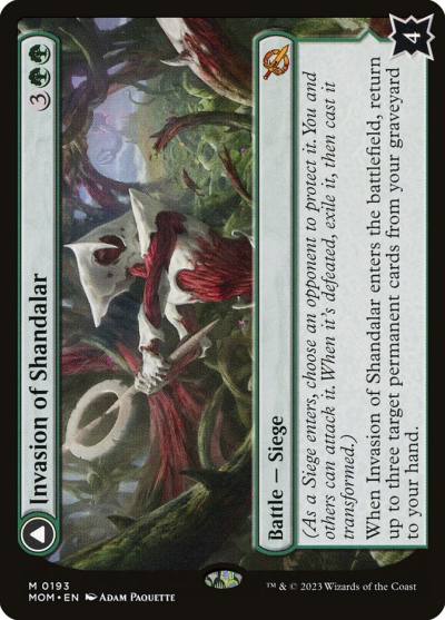 Invasion of Shandalar // Leyline Surge MOM-193 March of the Machine Magic card