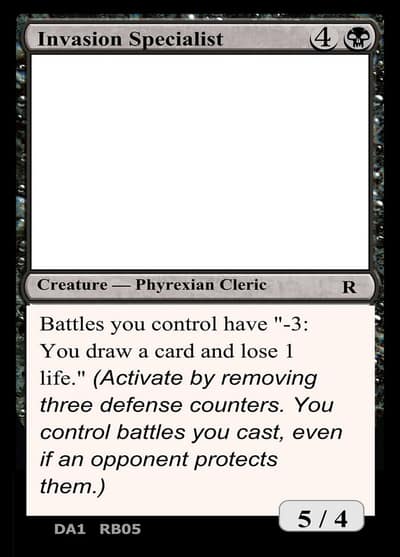 Invasion Specialist RB04b Unknown Event Magic card