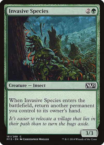 Invasive Species 181 Magic 2015 Magic card