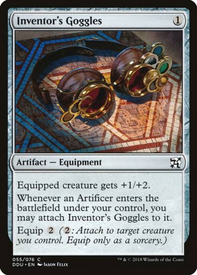 Inventor's Goggles DDU-55 Duel Decks: Elves vs. Inventors Magic card
