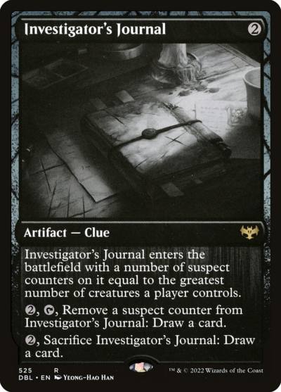 Investigator's Journal DBL-525 Innistrad: Double Feature Magic card