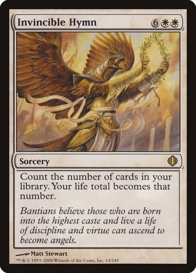 Invincible Hymn ALA-14 Shards of Alara Magic card