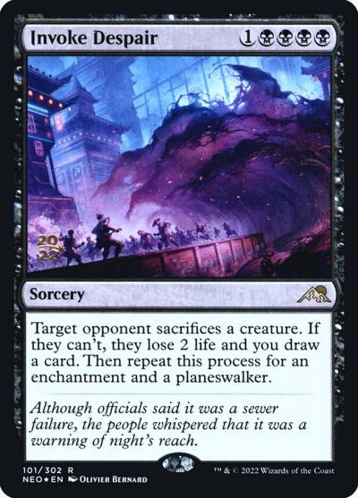 Invoke Despair PNEO-101S Kamigawa: Neon Dynasty Promos Magic card