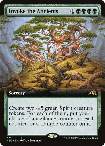 Invoke the Ancients NEO-474 Kamigawa: Neon Dynasty Magic card