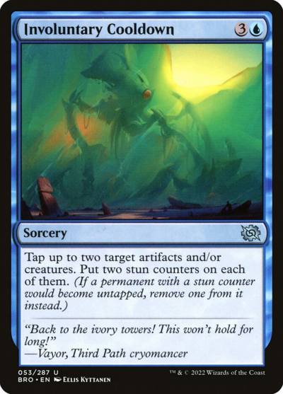 Involuntary Cooldown BRO-53 The Brothers' War Magic card